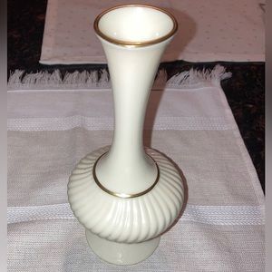 Lenox 24k Gold Plated Accent Vintage Vase